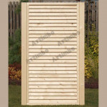 Płot żaluzjowy drewniany Patra 90x180 cm