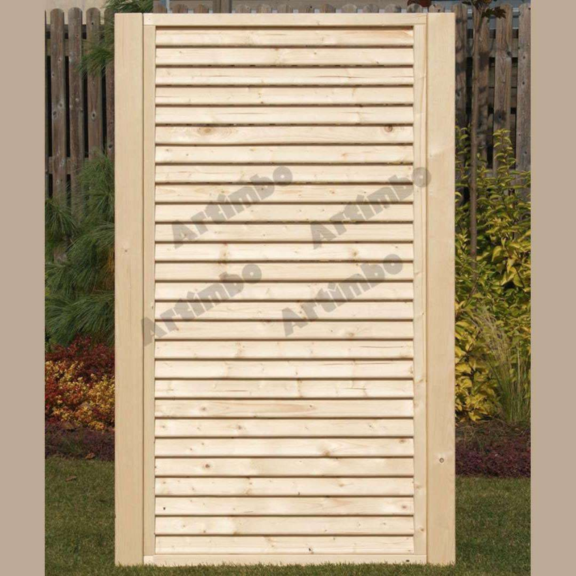 Płot żaluzjowy drewniany Patra 90x180 cm