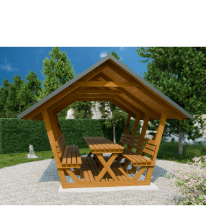 szałas altana drewniana