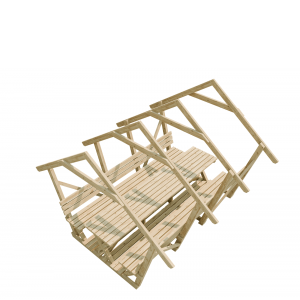 szałas altana drewniana