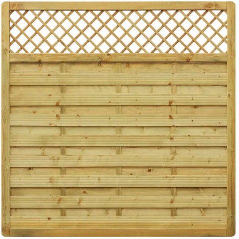 Płot Bergen prosty 178x179 cm