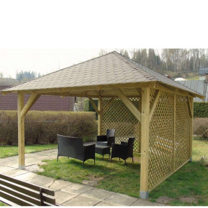 Altana drewniana Andy 370x370cm
