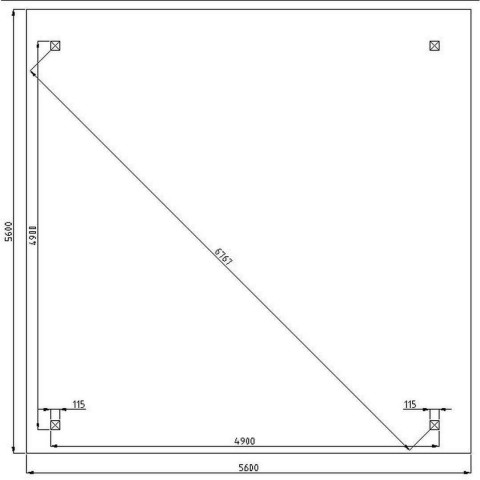 Altana drewniana Andy XXL 490x490cm - obrazek 6