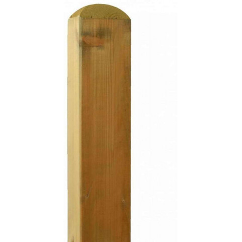 Słupek zaokrąglony 9x9 cm - długość 240 cm - impregnacja ciśnieniowa