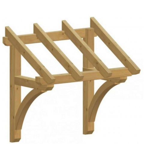 Zadaszenie jednospadowe z łukami - przejście 136 cm