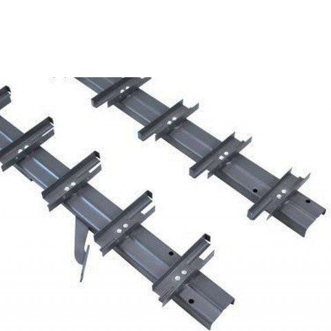 Żaluzje ruchome - długość 80 cm - Antracyt