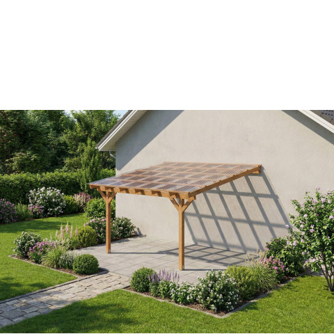 Zadaszenie tarasu szerokość 350 cm długość 350 cm BSH