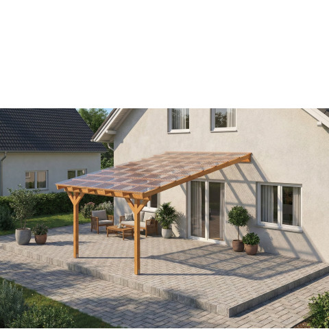 Zadaszenia tarasu szerokość 500 cm długość 300 cm BSH