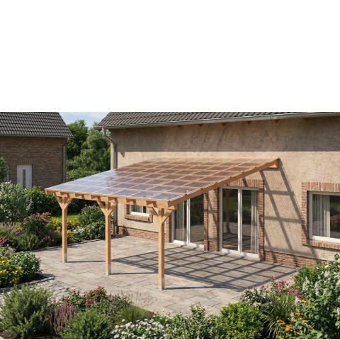 Zadaszenia tarasu szerokość 500 cm długość 450 cm BSH