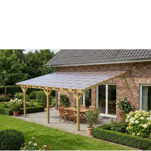 Zadaszenia tarasu szerokość 500 cm długość 550 cm BSH