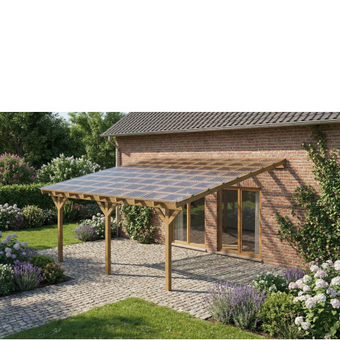 Zadaszenia tarasu szerokość 500 cm długość 500 cm BSH