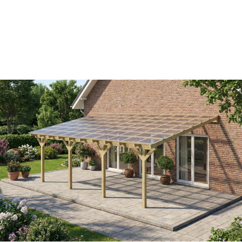 Zadaszenia tarasu szerokość 450 cm długość 650 cm BSH