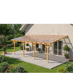 Zadaszenie tarasu szerokość 400 cm długość 700 cm BSH