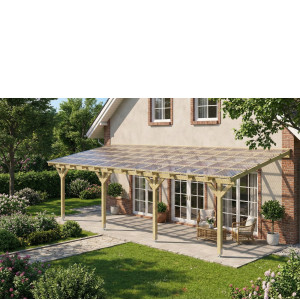 Zadaszenie tarasu szerokość 350 cm długość 800 cm BSH