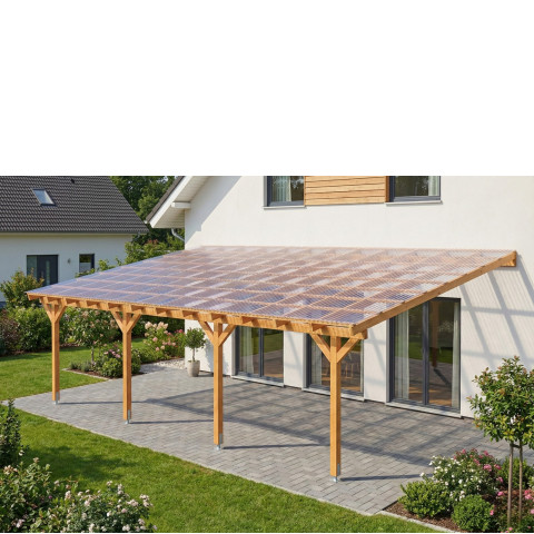 Zadaszenie tarasu 5x8, szerokość 500 cm długość 800 cm BSH