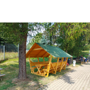 Szałas drewniany
