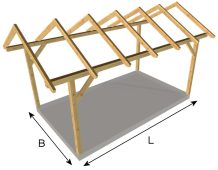 Zewnętrzny rozstaw słupów